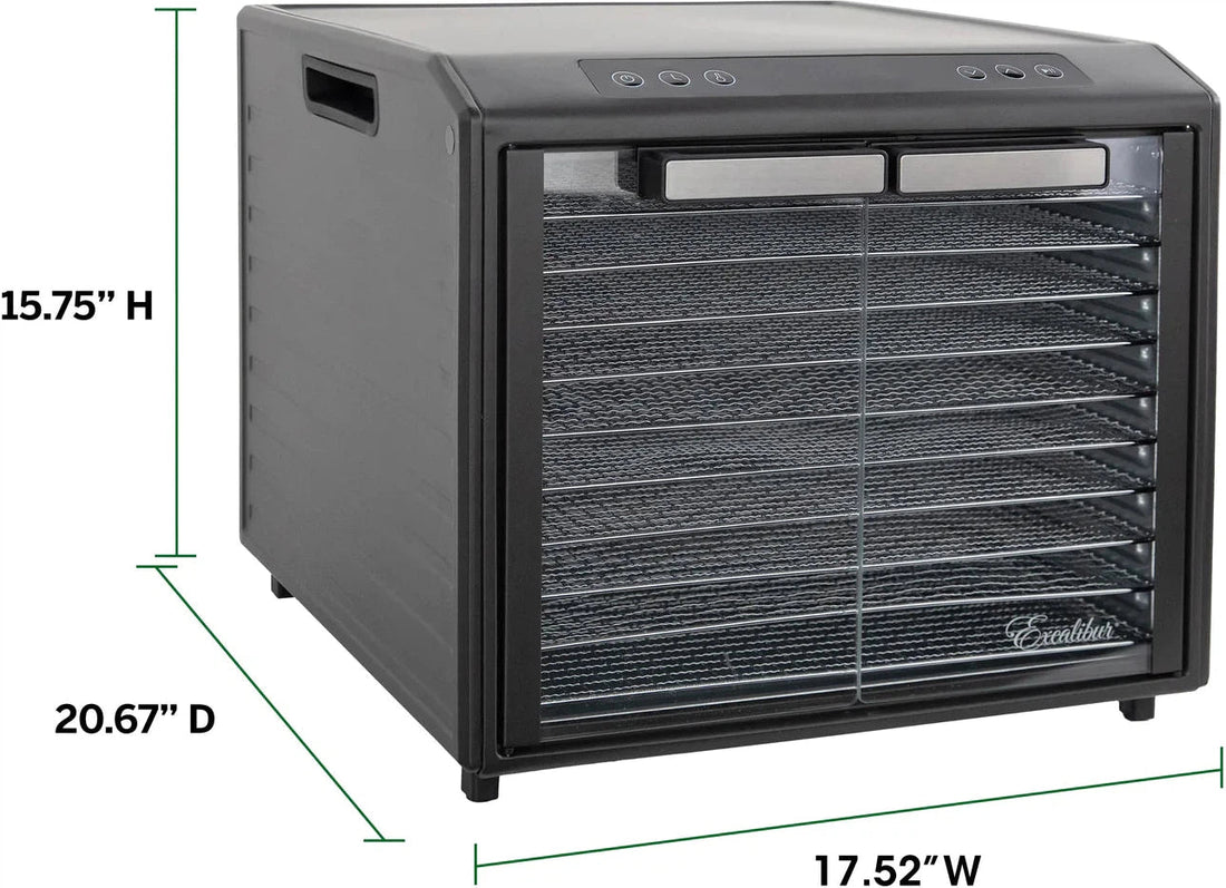Excalibur - 10-Tray Stainless Steel Performance Digital Food Dehydrator - DH10SCSS13