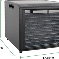 Excalibur - 10-Tray Stainless Steel Performance Digital Food Dehydrator - DH10SCSS13