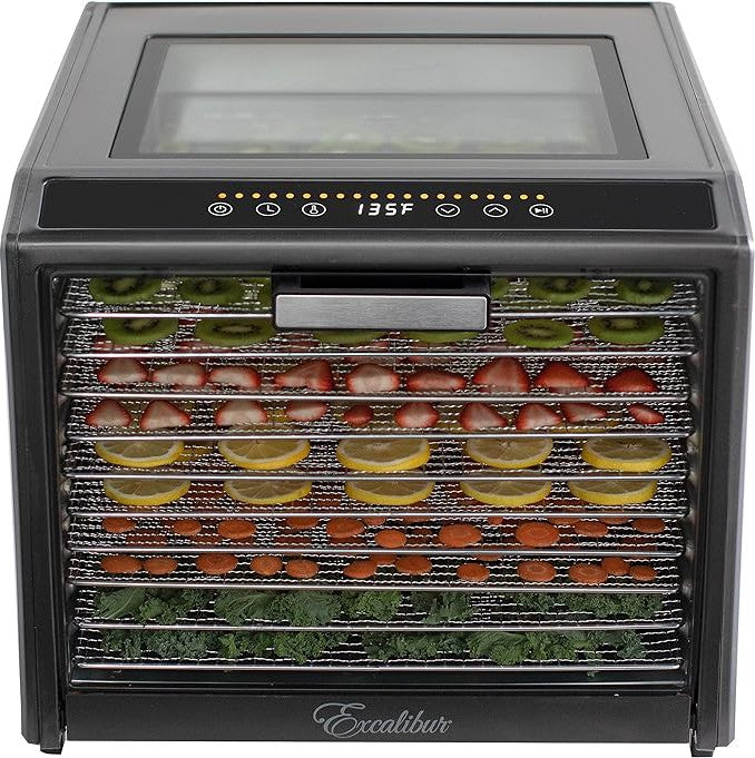 Excalibur - 10-Tray Stainless Steel Performance Digital Food Dehydrator - DH10SSSS13
