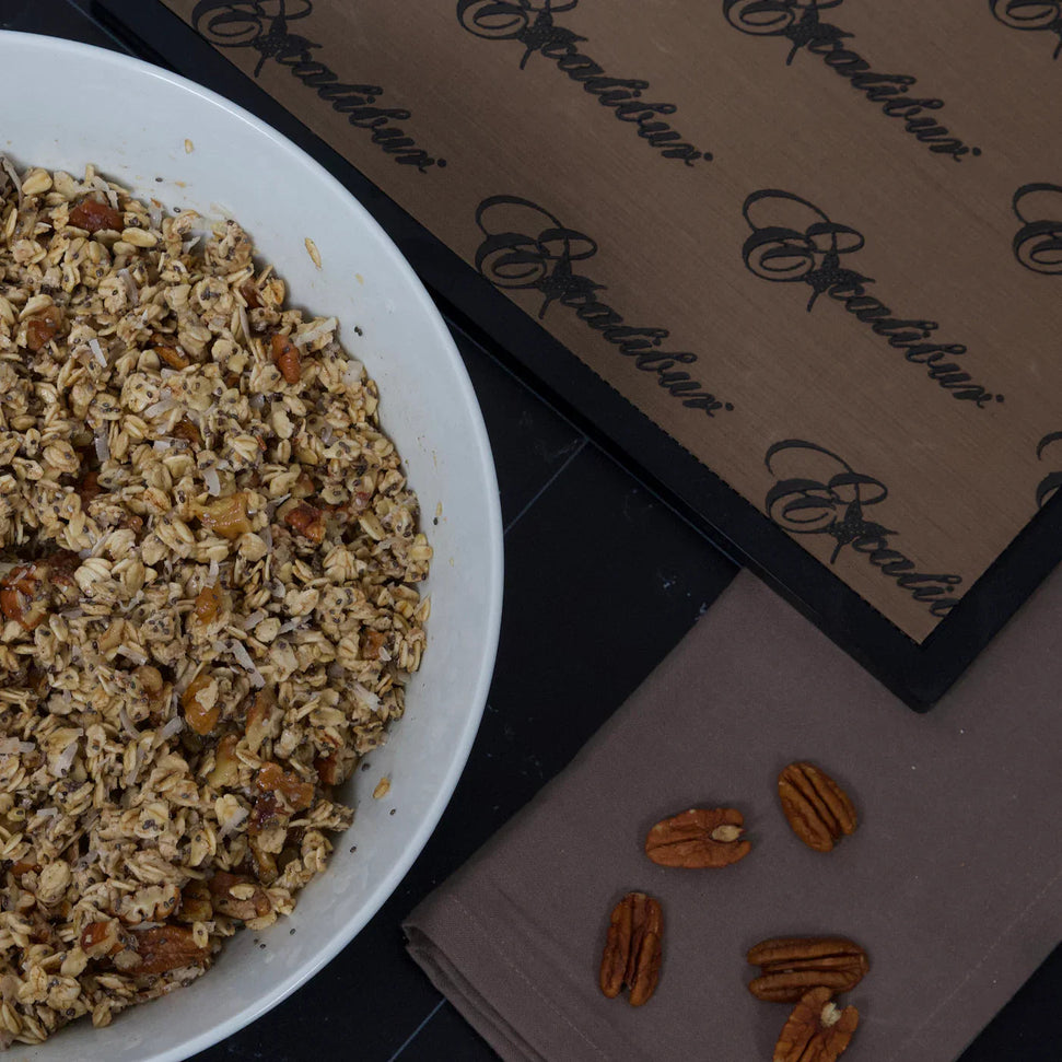 Excalibur - 14" x 14" Brown ParaFlexx Premium Non-Stick Drying Sheet - PFP14