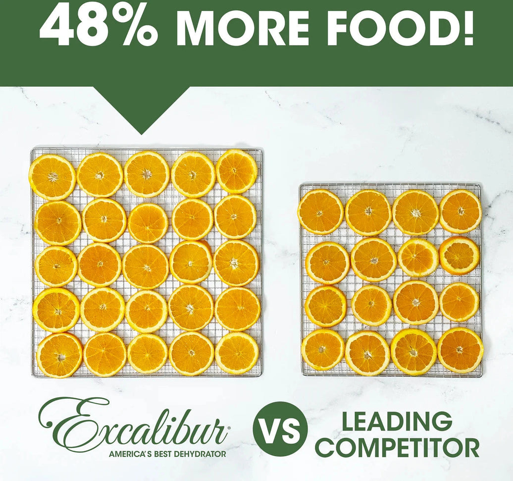 Excalibur - 6-Tray Stainless Steel Performance Digital Food Dehydrator - DH06SCSS13