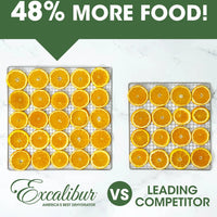 Excalibur - 6-Tray Stainless Steel Performance Digital Food Dehydrator - DH06SCSS13