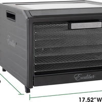 Excalibur - 6-Tray Stainless Steel Performance Digital Food Dehydrator - DH06SSSS13