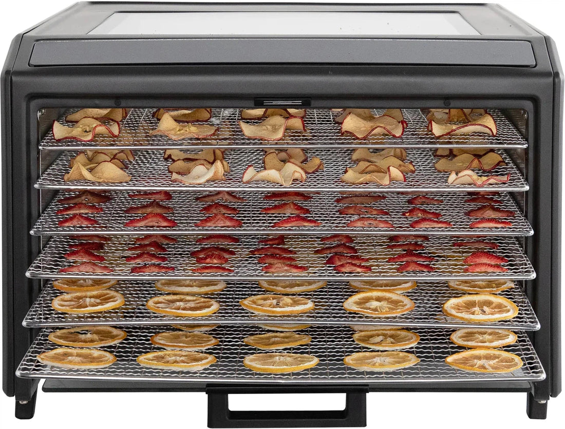 Excalibur - 6-Tray Stainless Steel Performance Digital Food Dehydrator - DH06SSSS13