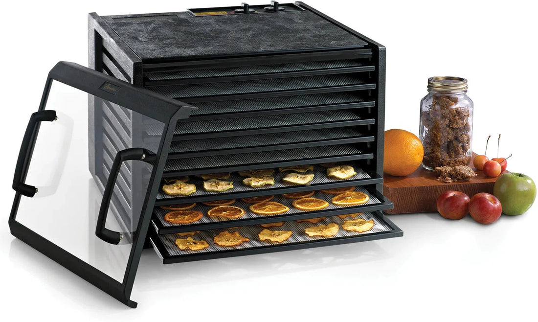 Excalibur - 9-Tray Black & Clear Door Food Dehydrator With 26-HR Timer - 3926TCDB