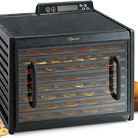 Excalibur - 9-Tray Black & Clear Door Food Dehydrator With 48-HR Timer - 3948CDB