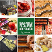 Excalibur - 9-Tray Black Food Dehydrator With 26-HR Timer - 3926TB