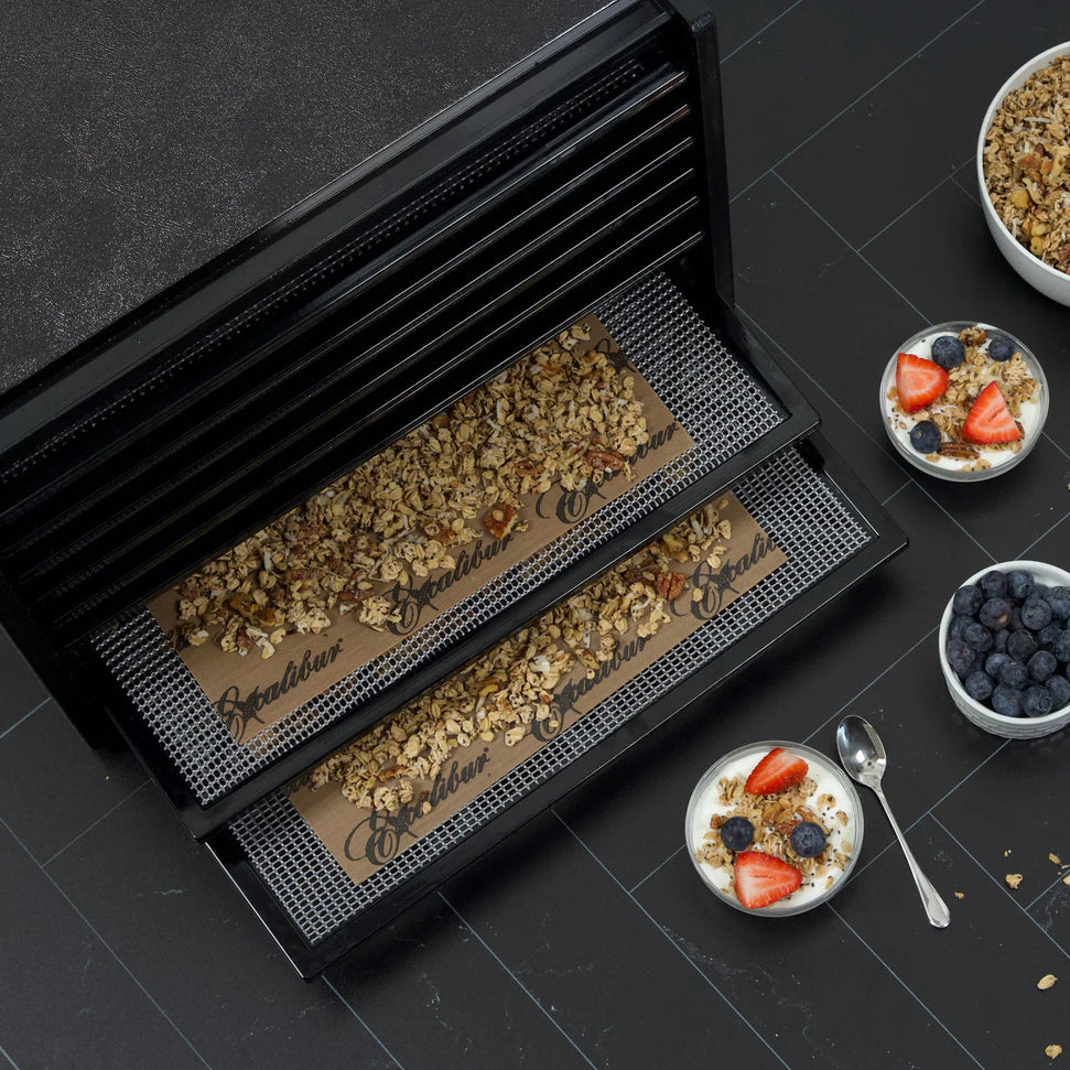 Excalibur - 9-Tray Black Food Dehydrator With 26-HR Timer - 3926TB