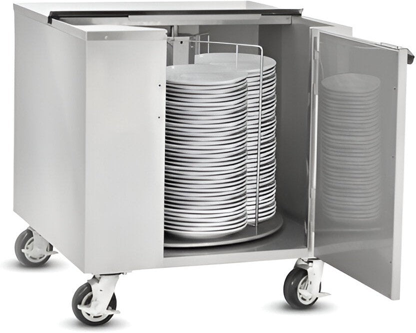 FWE - 12" Plate Capacity Unheated Dish Storage Cart - DC-252-12 (Special Order 4-6 weeks)