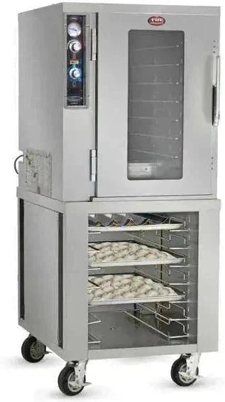 FWE - 120V 1/2 Height Fiberglass Insulation Mobile Heated Cabinet with 10 and 4 Additional Pan Capacity - PH-1826-14 (Special Order 4-6 weeks)