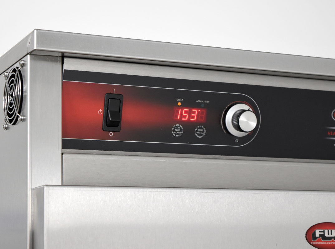 FWE - 120V, 12 Pans Capacity with 5" Standard Spacing Full Height Insulated Heated Holding Cabinet - TST-22SL (Special Order 4-6 weeks)