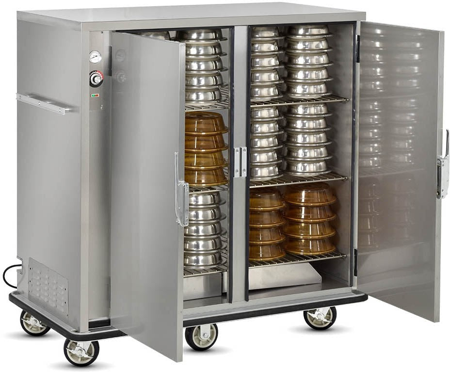 FWE - 120V 120 Plates Heated Banquet Cart with 2 Door - A-120-2-XL (Special Order 4-6 weeks)