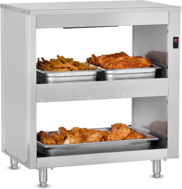 FWE - 120V 13.5" Infrared Heated Holding Shelf with 2 Pan Capacity - HHS-IR-2-1220-2 (Special Order 4-6 weeks)