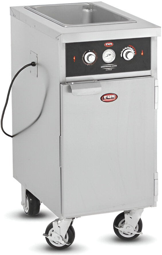 FWE - 120V 17" Tray Line Heated Serving & Holding Cabinet with 1 Well - HLC-1W6-7H-7-HWR (Special Order 4-6 weeks)