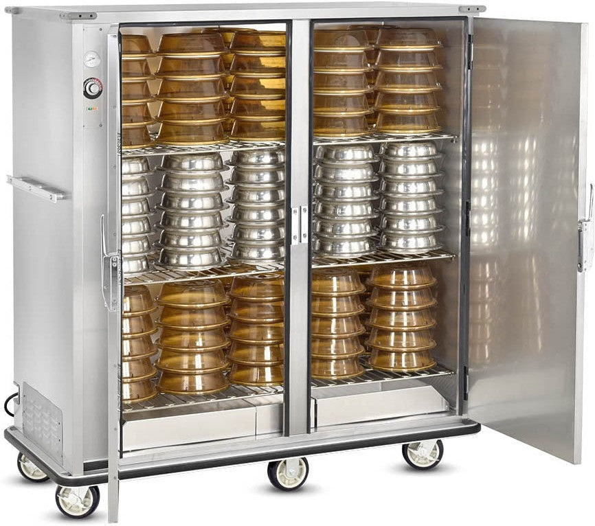 FWE - 120V 180 Plates Heated Banquet Cart with 2 Doors - A-180-2 (Special Order 4-6 weeks)