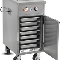 FWE - 120V 18.5" Hot Food Table with 1 Well & Enclosed Base - HLC-1W6-7H-7-DRN (Special Order 4-6 weeks)