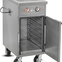 FWE - 120V 18.5" Hot Food Table with 1 Well & Enclosed Base - HLC-1W6-7H-7-DRN (Special Order 4-6 weeks)