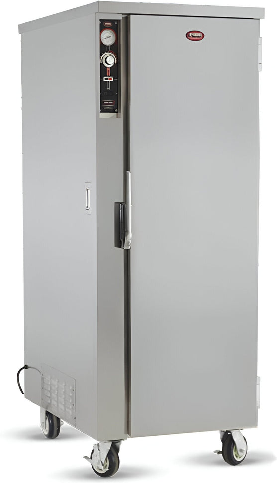 FWE - 120V 3/4 Height Insulated Pass-Thru Heated Pizza Holding Cabinet with 2 Solid Door and 15 Pans - TS-1633-36P (Special Order 4-6 weeks)