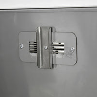 FWE - 120V 41" Undercounter Insulated Mobile Heated Cabinet with 12 Pan Capacity - HLC-2127-6 (Special Order 4-6 weeks)