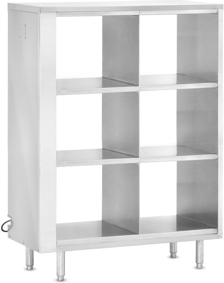 FWE - 120V 53.75" Heated Holding Shelf With 6 Cubbies - HHS-314-1818-6C (Special Order 4-6 weeks)