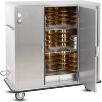 FWE - 120V 96-120 Plates Heated Banquet Cart with 1 Door - A-120 (Special Order 4-6 weeks)