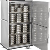 FWE - 120V 96-200 Plates Heated Meal Delivery Cart With 2 Doors - BT-96120 (Special Order 4-6 weeks)
