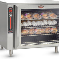 FWE - 120V Countertop Insulated Heated Holding Cabinet with 1 Clear Door and 4 Pans Capacity - HLC-SL1826-4 (Special Order 4-6 weeks)