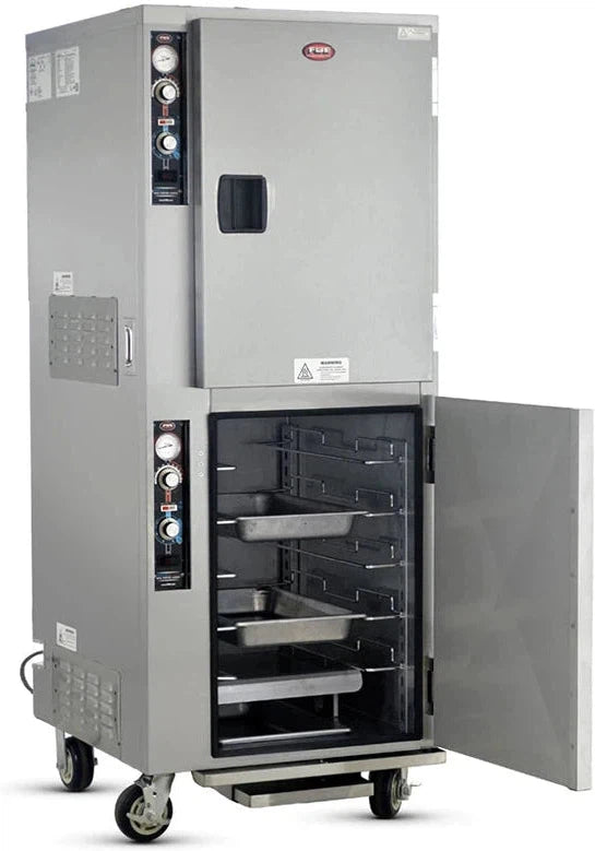 FWE - 120V Full Height Fiberglass Insulation Mobile Heated Cabinet with 10 and 4 Additional Pan Capacity - PH-1826-7-7 (Special Order 4-6 weeks)
