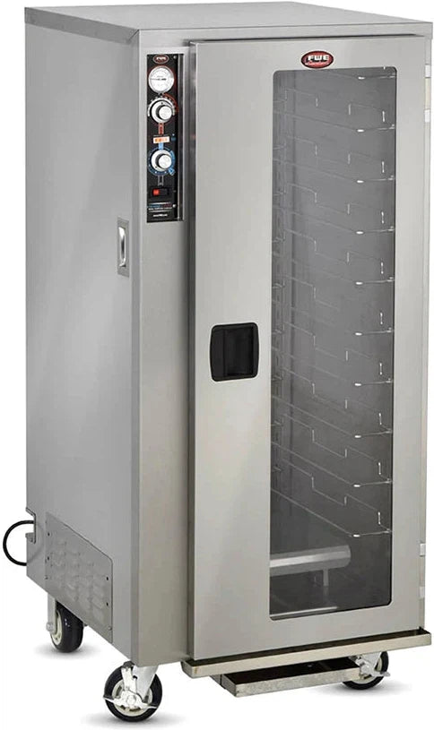 FWE - 120V Full Height Fiberglass Insulation Mobile Heated Cabinet with 10 and 5 Additional Pan Capacity - PH-1826-15 (Special Order 4-6 weeks)