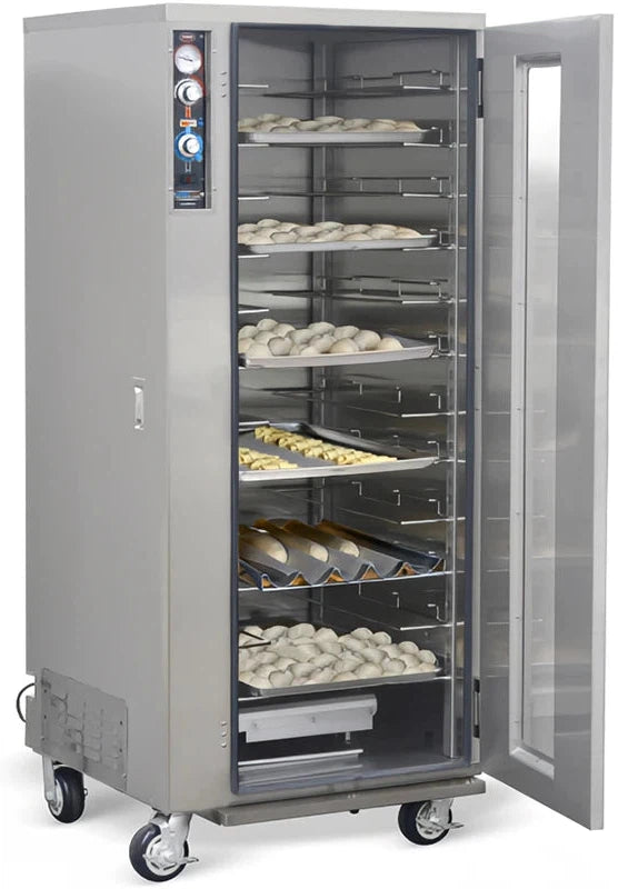 FWE - 120V Full Height Fiberglass Insulation Mobile Heated Cabinet with 12 and 6 Additional Pan Capacity - PH-1826-18 (Special Order 4-6 weeks)
