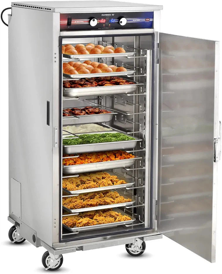 FWE - 120V Full Height Insulated Mobile Heated Cabinet with 10 Pans Capacity and Clymate IQ Climate Control System - PHTT-10 (Special Order 4-6 weeks)