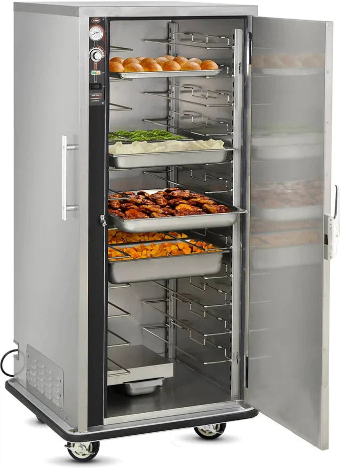 FWE - 120V Full Height Insulated Mobile Heated Cabinet with 12 Pans Capacity and Humi Temperature System - UHS-12 (Special Order 4-6 weeks)