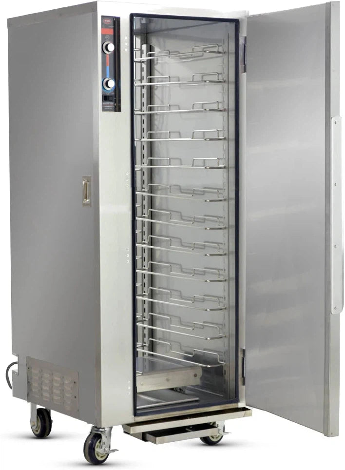 FWE - 120V Full Height Insulated Mobile Heated Cabinet with 12 Standard and 6 Additional Pan Capacity - MT-1826-18 (Special Order 4-6 weeks)
