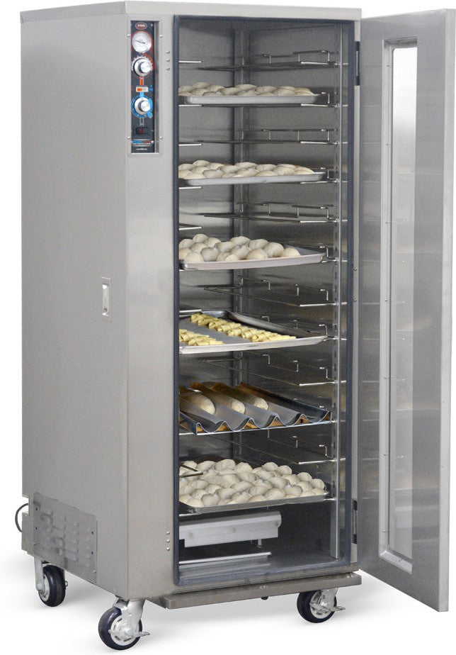 FWE - 120V Full Height Insulated Mobile Heated Cabinet with Pass-Thru Dutch Doors and 12 Standard, 6 Additional Pan Capacity - MT-1826-18P (Special Order 4-6 weeks)