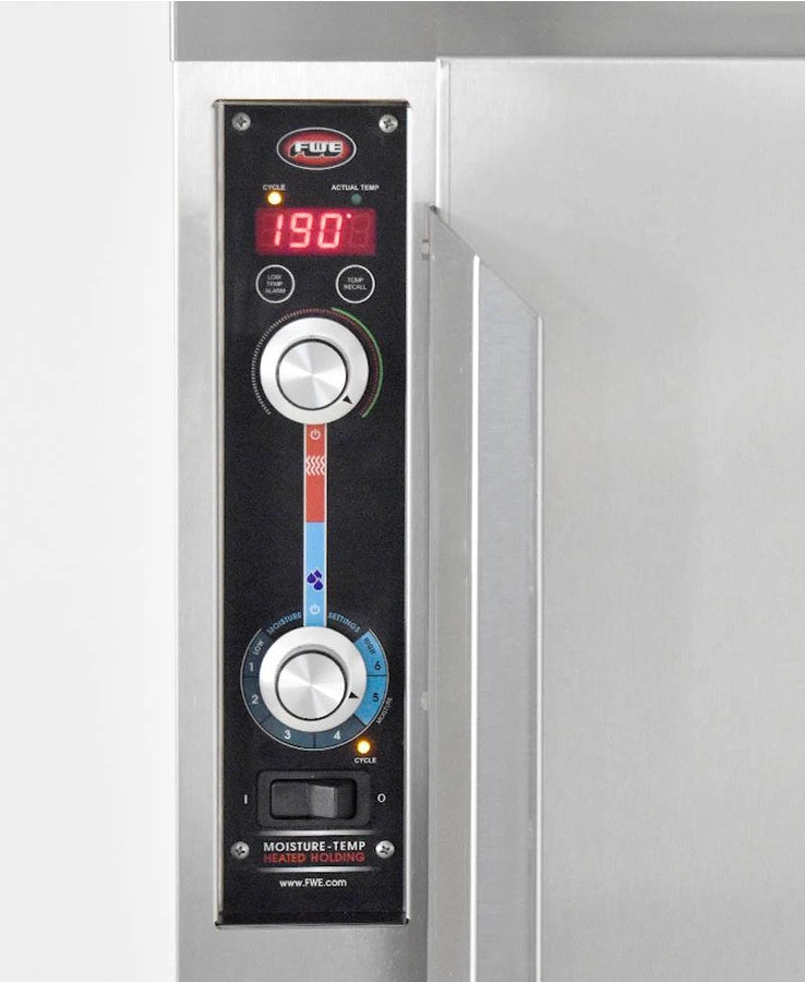 FWE - 120V Full Height Insulated Mobile Heated Cabinet with Split Cavity and 10 Pan Capacity - MTU-5-5 (Special Order 4-6 weeks)