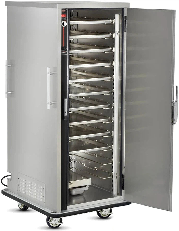 FWE - 120V Full Height Insulated Pass-Thru Mobile Heated Cabinet with 18 Pan Capacity and Humi-Temp System - TS-1826-18P (Special Order 4-6 weeks)