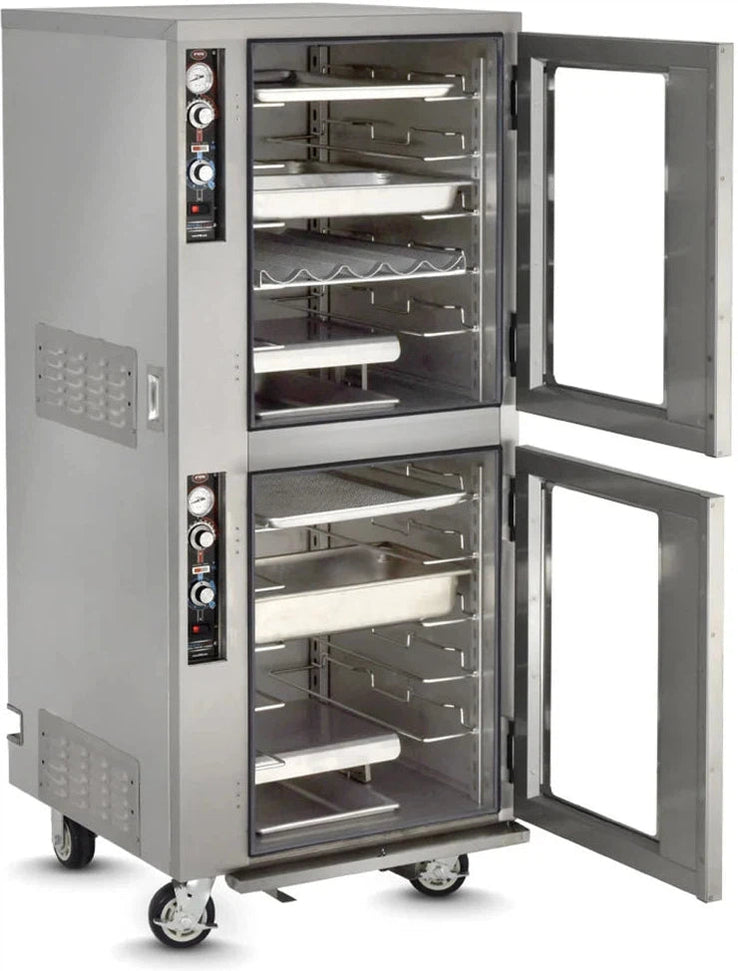 FWE - 120V Full Height Insulated Split Cavity Mobile Heated Cabinet with 10 Pans Capacity - PHU-5-5 (Special Order 4-6 weeks)
