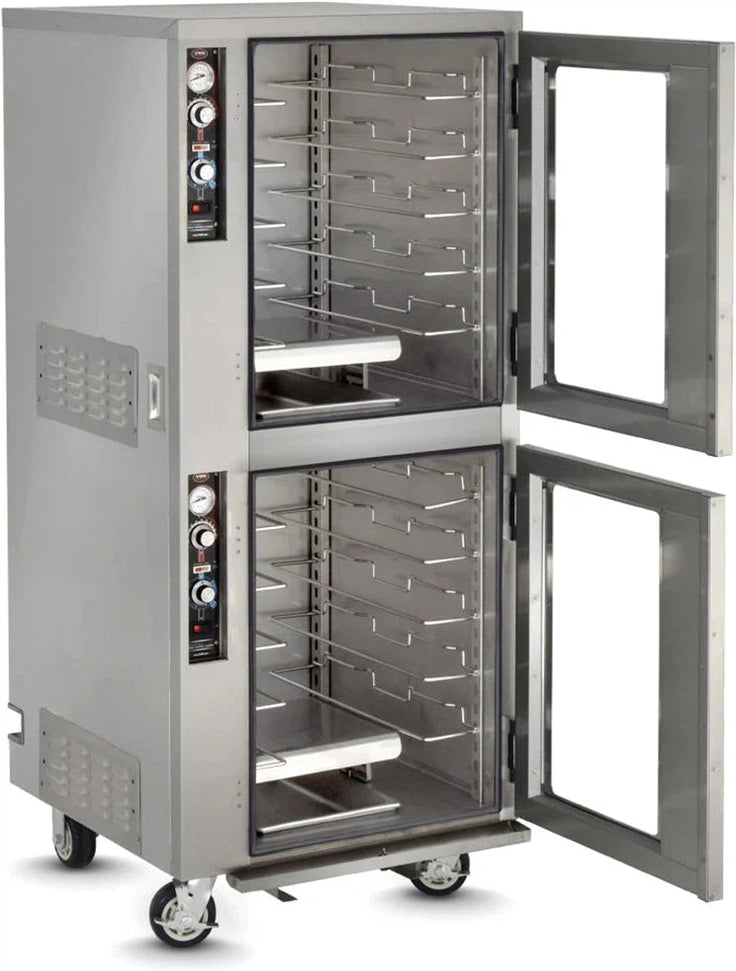 FWE - 120V Full Height Insulated Split Cavity Mobile Heated Cabinet with 10 Pans Capacity - PHU-5-5 (Special Order 4-6 weeks)