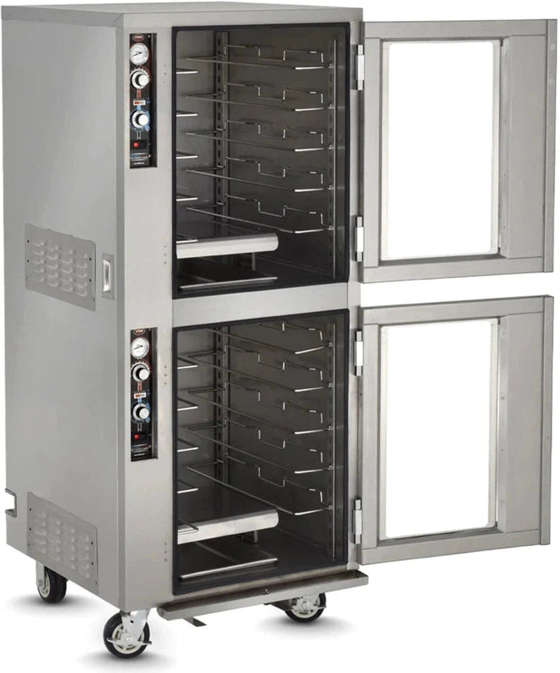 FWE - 120V Full Height Insulated Split Cavity Mobile Heated Cabinet with 10 Pans Capacity - PHU-5-5 (Special Order 4-6 weeks)