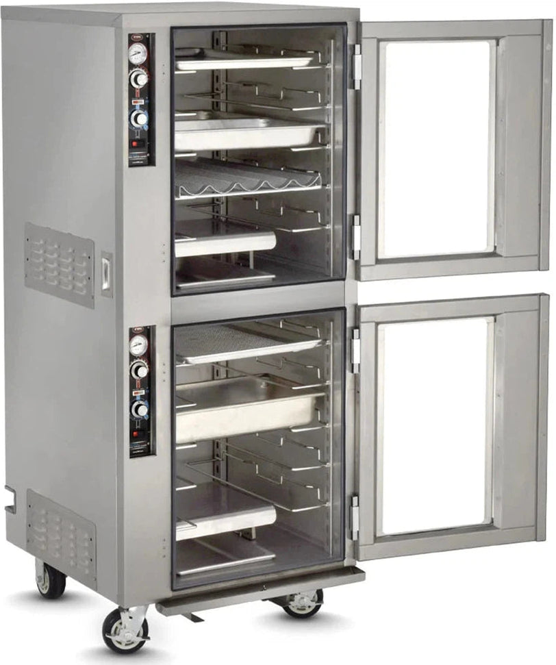 FWE - 120V Full Height Insulated Split Cavity Mobile Heated Cabinet with 10 Pans Capacity - PHU-5-5 (Special Order 4-6 weeks)