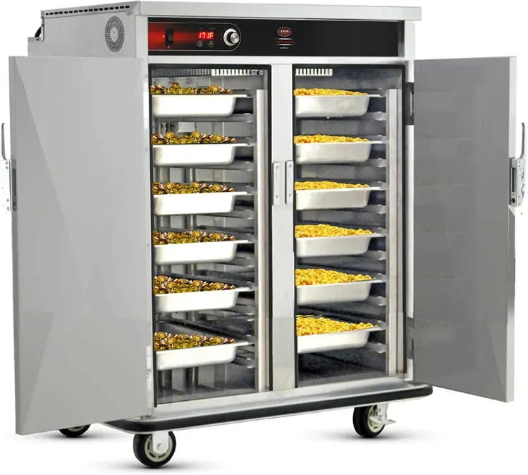 FWE - 120V Half Height Insulated Mobile Heated Cabinet with 20 Pans Capacity and Top-Mounted Heating System - PST-20 (Special Order 4-6 weeks)