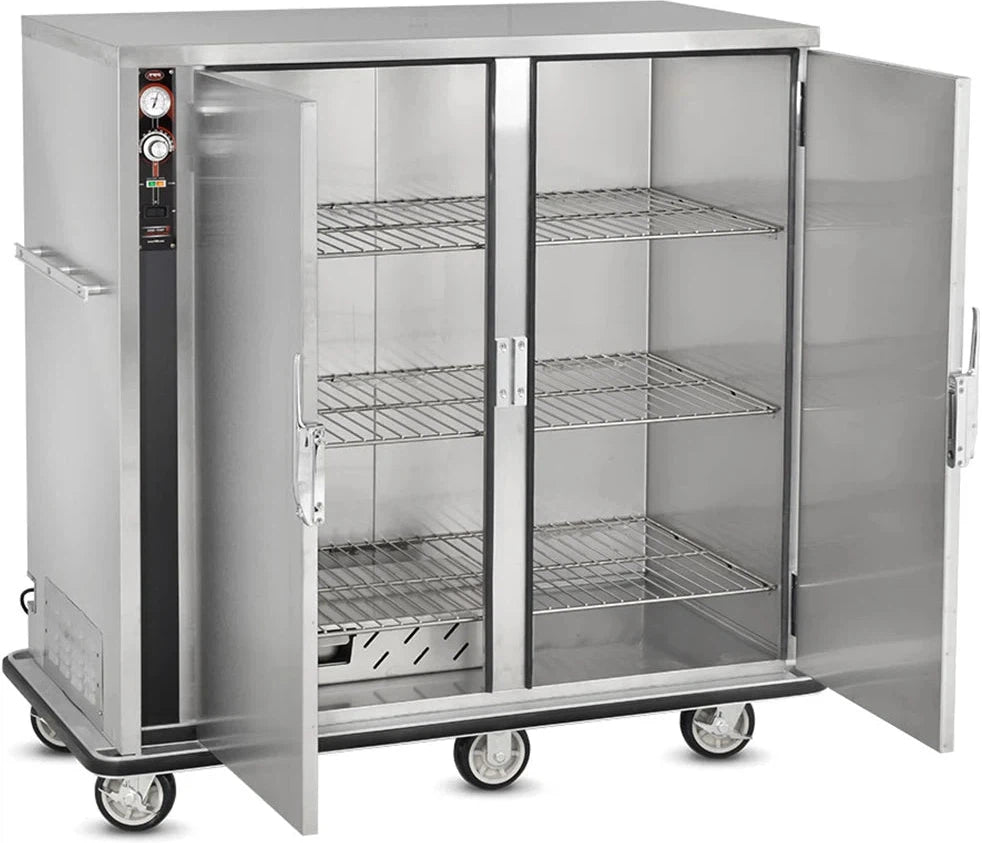 FWE - 120V Holds (120) 12" Covered Plate Capacity Heated Banquet Cabinet with Double Doors - P-120-2-XL (Special Order 4-6 weeks)