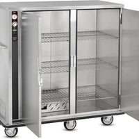 FWE - 120V Holds (120) 12" Covered Plate Capacity Heated Banquet Cabinet with Double Doors - P-120-2-XL (Special Order 4-6 weeks)