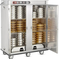 FWE - 120V Holds (120) 12.4" Covered Plates Heated Meal Delivery Cart - E-1200-XL (Special Order 4-6 weeks)