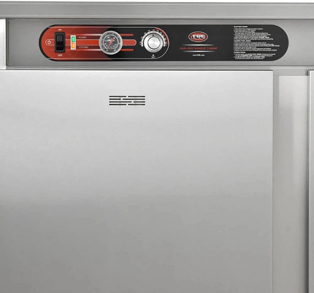 FWE - 120V Holds (120) 13.25" Covered Plates Heated Meal Delivery Cart - E-1200-XXL (Special Order 4-6 weeks)