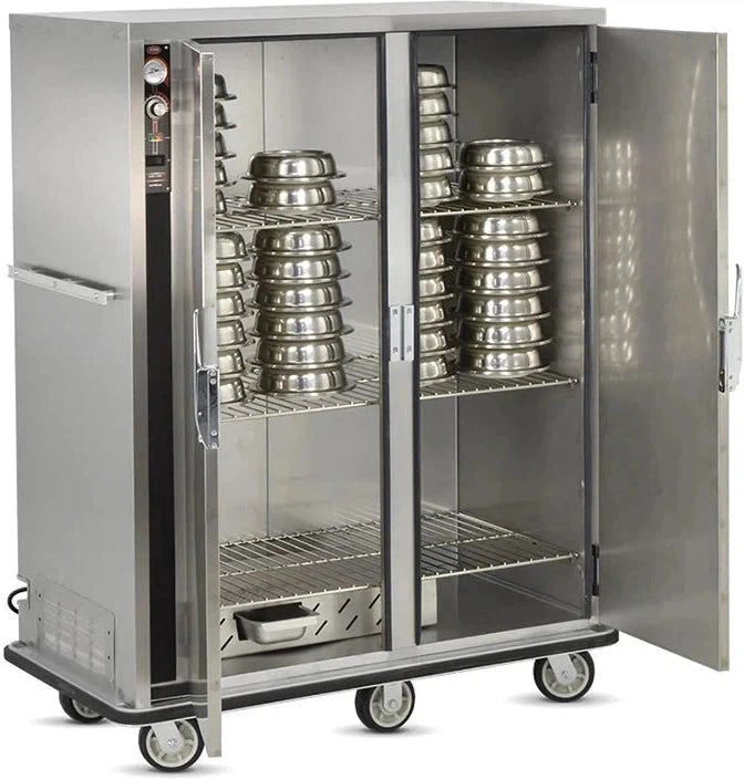 FWE - 120V Holds (144) 11" Covered Plate Capacity Heated Banquet Cabinet with Double Doors - P-144-2 (Special Order 4-6 weeks)