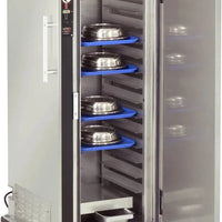 FWE - 120V Holds 15 Standard Tray Heated Meal Delivery Cart with 3" of Spacing - TS-1418-15 (Special Order 4-6 weeks)