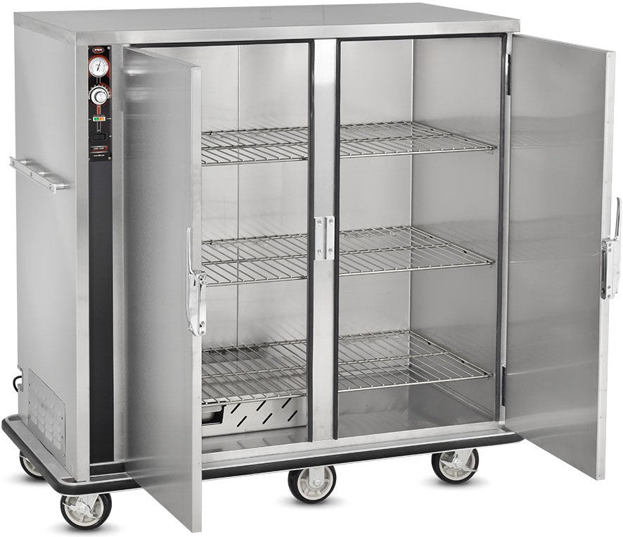 FWE - 120V Holds (180) 12" Covered Plate Capacity Heated Banquet Cabinet with Double Doors - P-180-2-XL (Special Order 4-6 weeks)