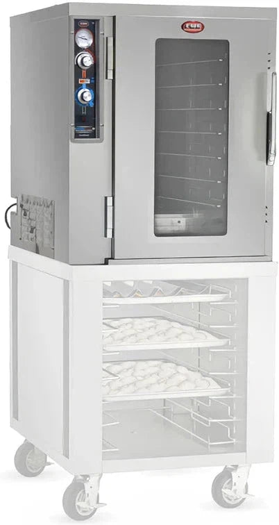 FWE - 120V Undercounter Fiberglass Insulation Mobile Heated Cabinet with 5 and 2 Additional Pan Capacity - PH-1826-7 (Special Order 4-6 weeks)