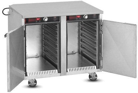 FWE - 14 Pans Capacity Undercounter Insulated Heated Holding Cabinet with 2 Solid Doors - HLC-14 (Special Order 4-6 weeks)